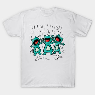 Singing Cartoon Frog T-Shirt